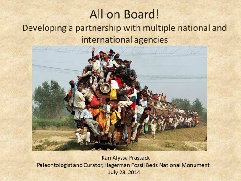 All On Board! Developing A Partnership With Multiple National And 